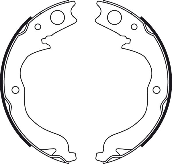 TRW Bremsbackensatz, Feststellbremse (GS8753)