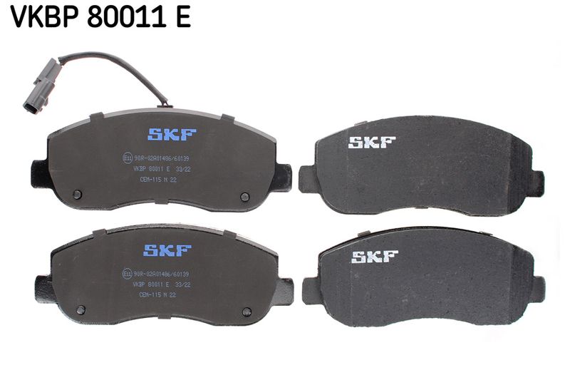 SKF Bremsbelagsatz, Scheibenbremse (VKBP 80011 E)