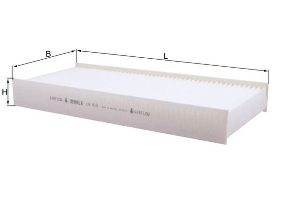 KNECHT Filter, Innenraumluft (LA 412)