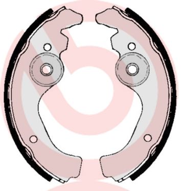 BREMBO Bremsbackensatz (S 23 502)