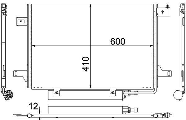 MAHLE Kondensator, Klimaanlage (AC 369 000P)
