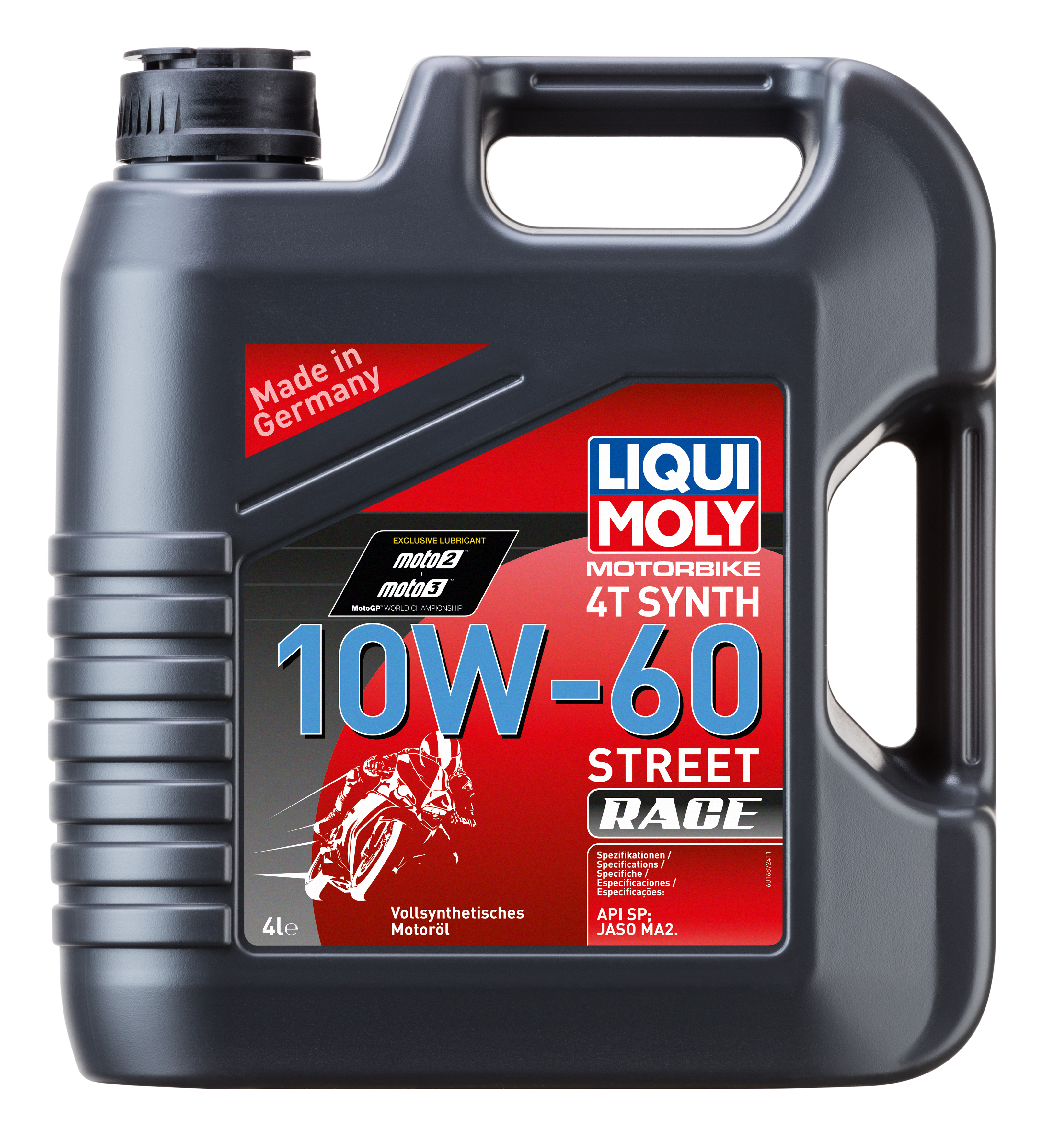 LIQUI MOLY Motorbike 4T Synth 10W-60 Street Race, 4 l (1687)