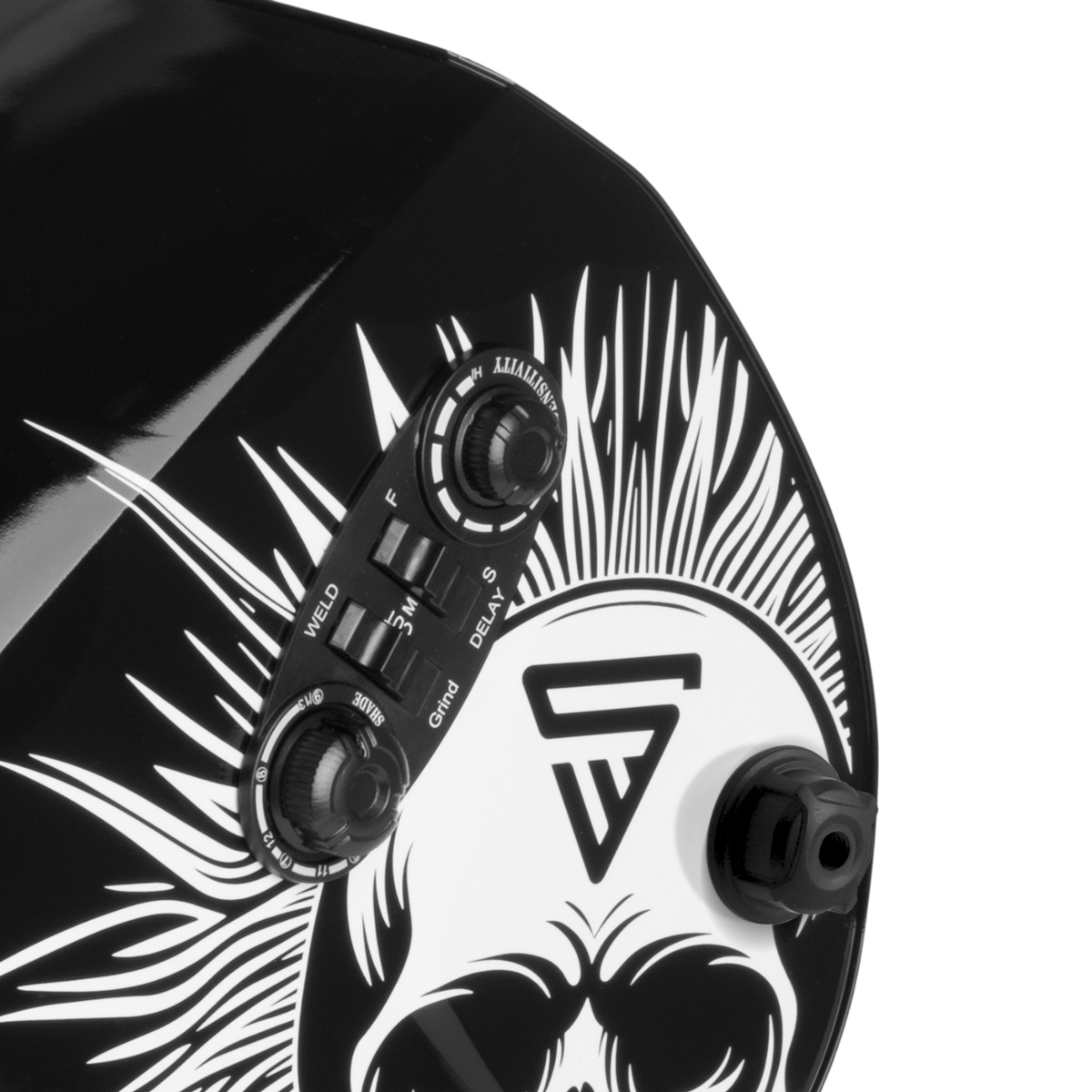 STAHLWERK Automatik Schweißhelm ST-990 SE "Sonderedition Skull" Real Colour 3 in 1