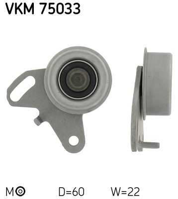 SKF Spannrolle, Zahnriemen (VKM 75033)