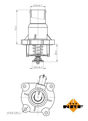 NRF Thermostat, Kühlmittel (725030) NRF Thermostat, Kühlmittel (725030)