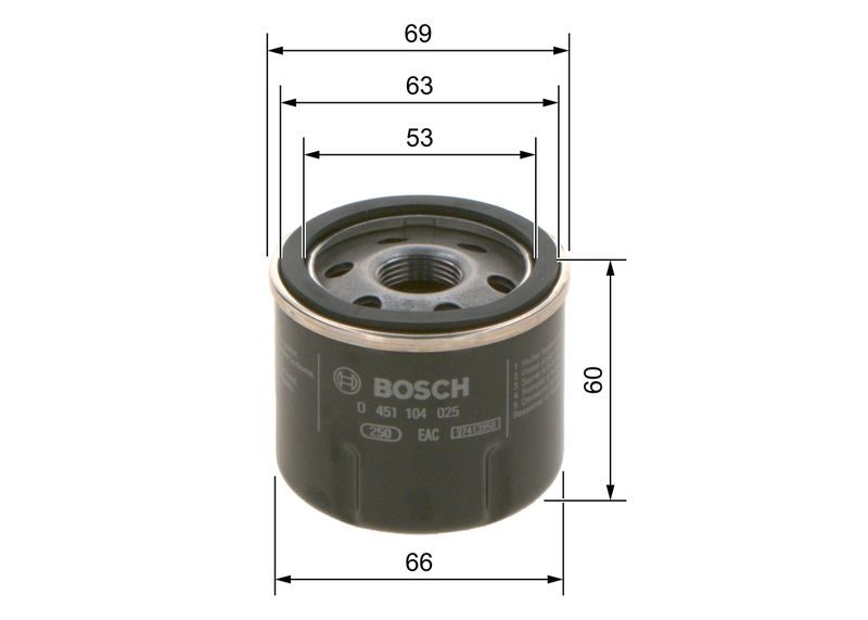 BOSCH Ölfilter (0 451 104 025) BOSCH Ölfilter (0 451 104 025)