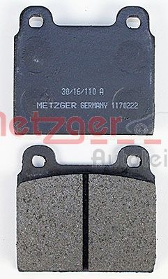METZGER Bremsbelagsatz, Scheibenbremse (1170222)