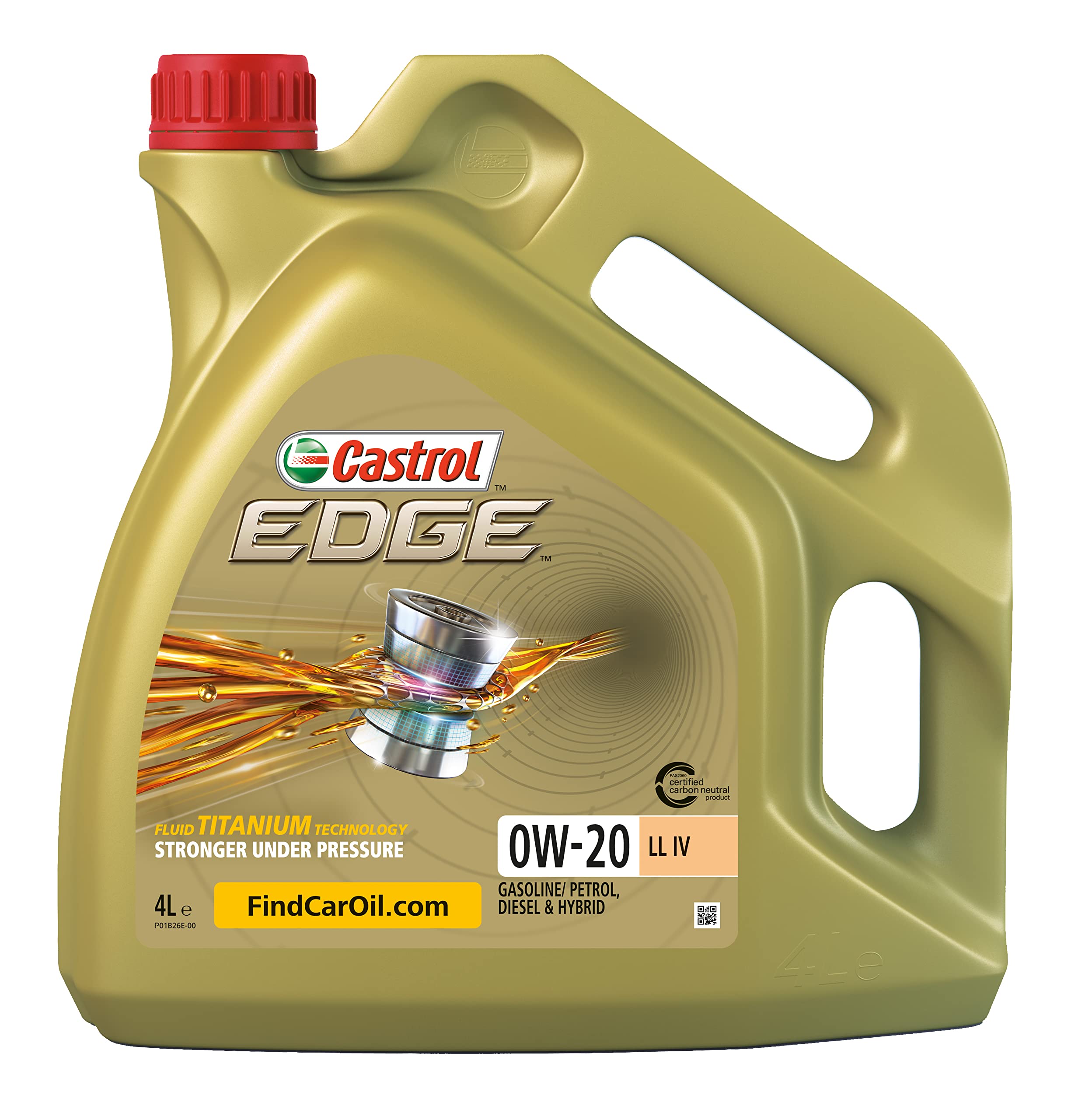 Castrol EDGE 0W-20 LL IV, 20 l (15B1B4)