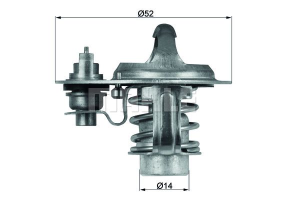 MAHLE Thermostat, Kühlmittel (TX 76 88D)
