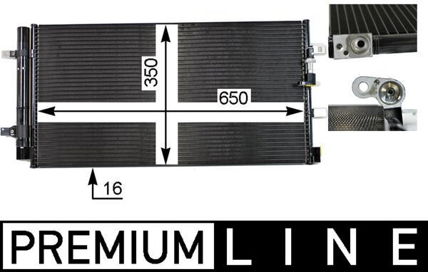 MAHLE Kondensator, Klimaanlage (AC 738 000P)