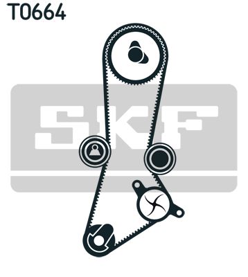 SKF Wasserpumpe + Zahnriemensatz (VKMC 95660-1) SKF Wasserpumpe + Zahnriemensatz (VKMC 95660-1)