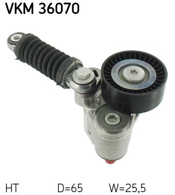 SKF Spannrolle, Keilrippenriemen (VKM 36070)