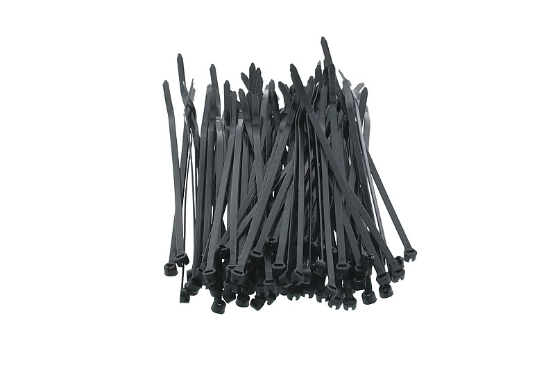 KABELBAND M. METALLZUNGE SCHWARZ 3,6x208 (3502-201) | NORMFEST