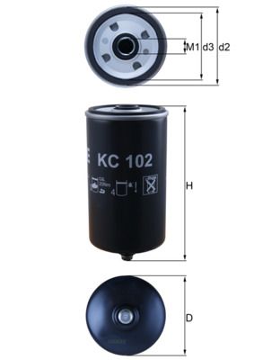 KNECHT Kraftstofffilter (KC 102)