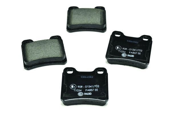 HELLA Bremsbelagsatz, Scheibenbremse (8DB 355 007-451) HELLA Bremsbelagsatz, Scheibenbremse (8DB 355 007-451)