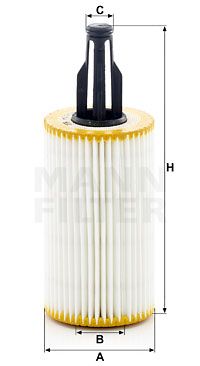 MANN-FILTER Ölfilter (HU 7025 z)