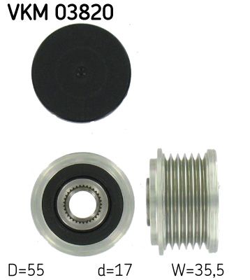 SKF Generatorfreilauf (VKM 03820)