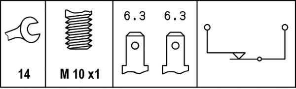 HELLA Bremslichtschalter (6DF 007 362-001)