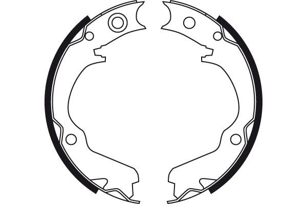 TRW Bremsbackensatz, Feststellbremse (GS8725)