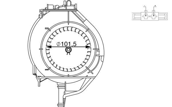 MAHLE Innenraumgebläse (AB 266 000S)
