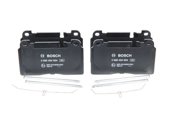 BOSCH Bremsbelagsatz, Scheibenbremse (0 986 494 694)