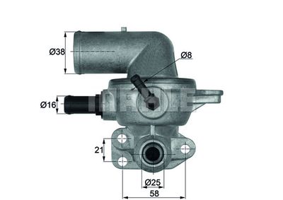 MAHLE Thermostat, Kühlmittel (TI 133 88D) Thumbnail