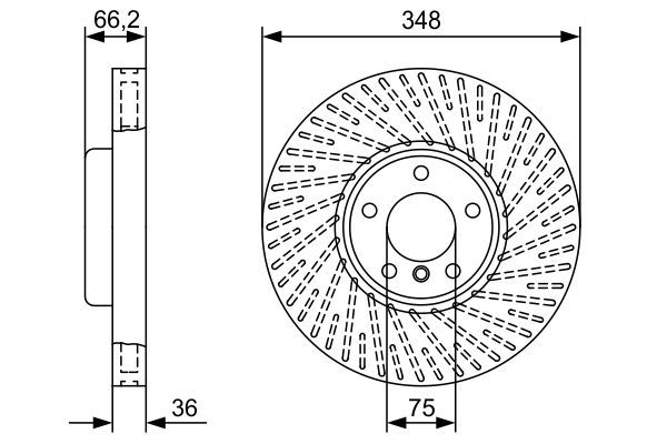 BOSCH Bremsscheibe (0 986 479 W20)