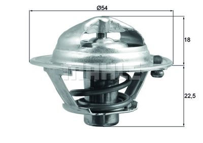 MAHLE Thermostat, Kühlmittel (TX 166 85D)