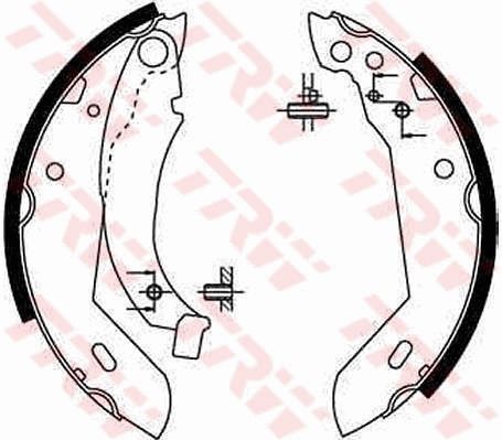 TRW Bremsbackensatz (GS8158)