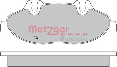 METZGER Bremsbelagsatz, Scheibenbremse (1170145)