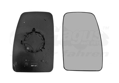 VAN WEZEL Spiegelglas, Außenspiegel (3799838)