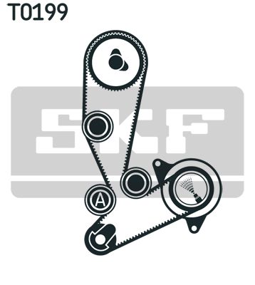 SKF Wasserpumpe + Zahnriemensatz (VKMC 02390)