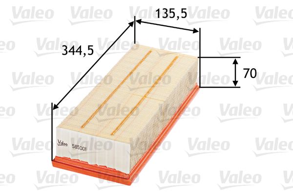 VALEO Luftfilter (585001)