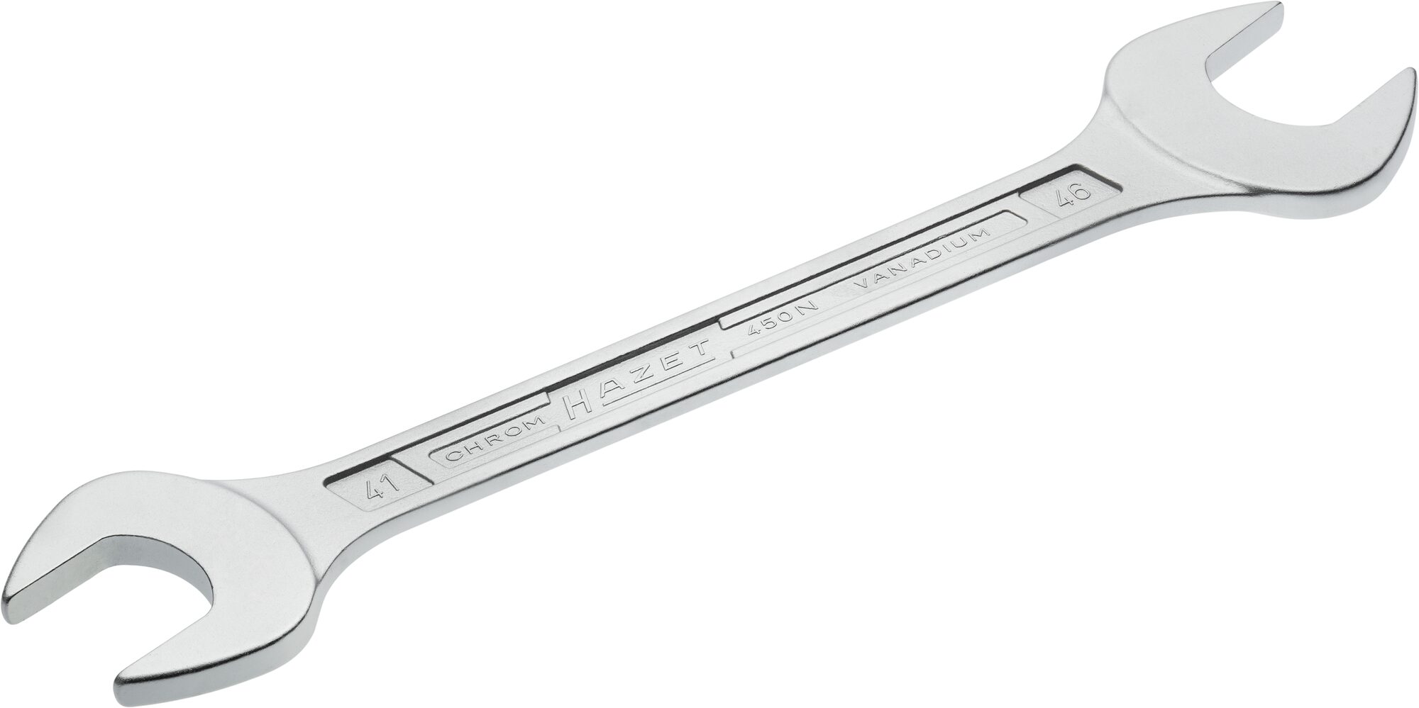 HAZET Doppel-Maulschlüssel 450N-41X46 ∙ Außen-Sechskant Profil ∙ 41 x 46 mm