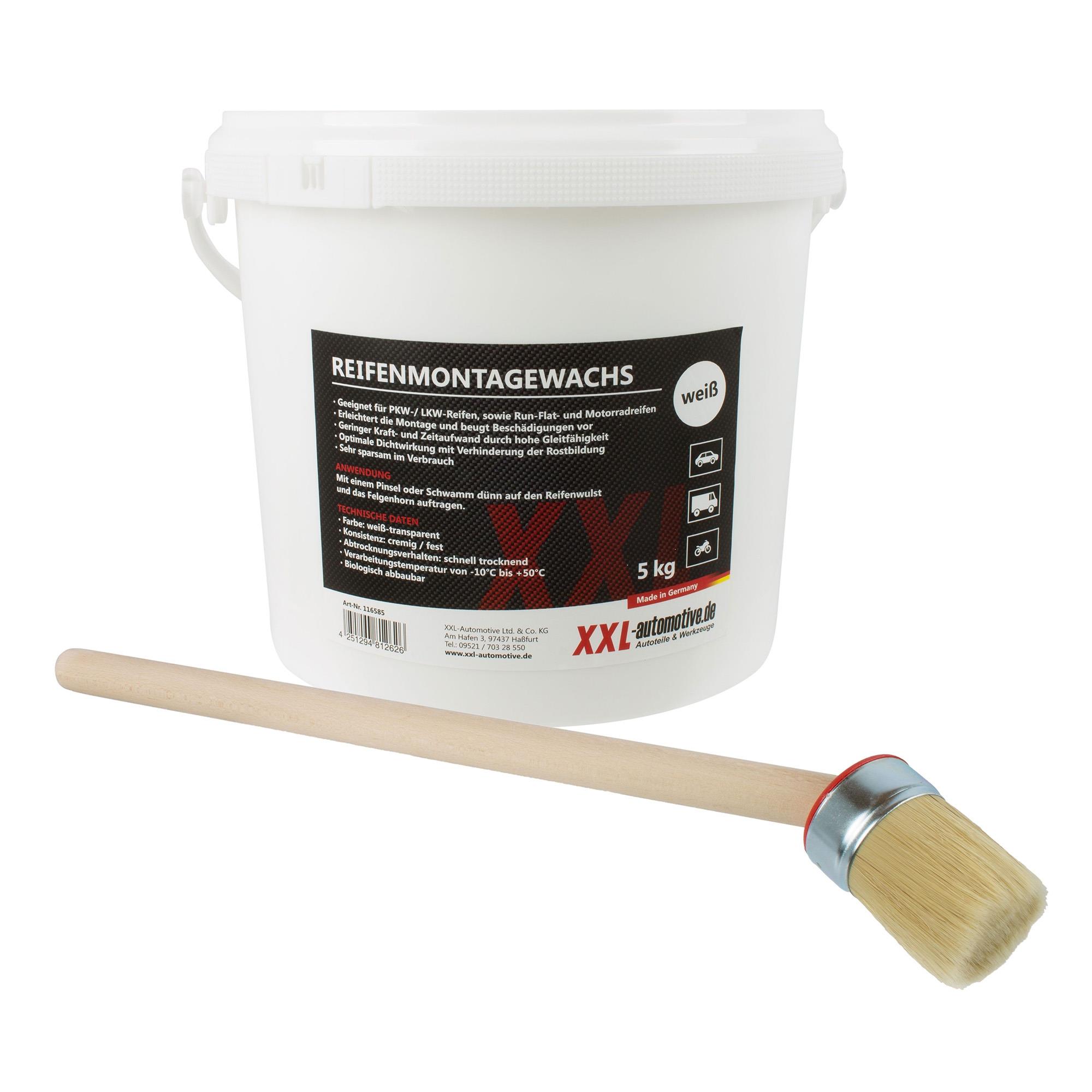 5kg Montagewax-Reifenmontagepaste, weiß