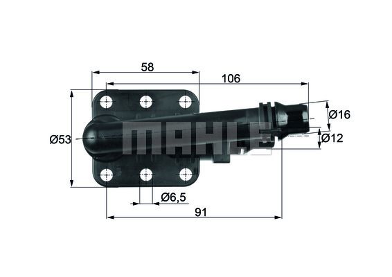 MAHLE Thermostat, Ölkühlung (TO 5 82) 4250192949342 TO 5 82