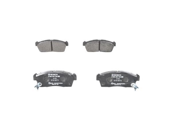 BOSCH Bremsbelagsatz, Scheibenbremse (0 986 494 700) BOSCH Bremsbelagsatz, Scheibenbremse (0 986 494 700)