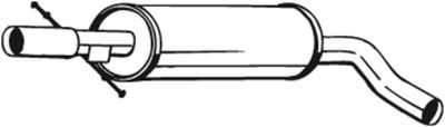 BOSAL Mittelschalldämpfer (105-111) Thumbnail