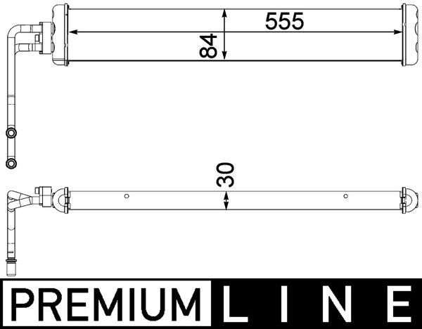 MAHLE Ölkühler, Automatikgetriebe (CLC 99 000P)