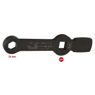 KS TOOLS Schlagschlüssel, Bremssattelverschraubung (517.0925)