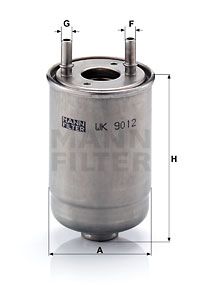 MANN-FILTER Kraftstofffilter (WK 9012 x) Thumbnail