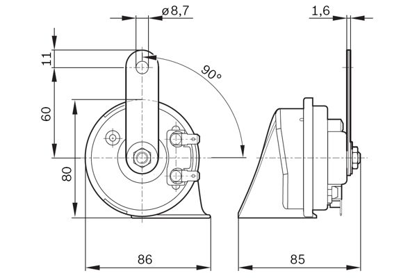 BOSCH Fanfare (9 320 335 007) 3165141066432 9 320 335 007