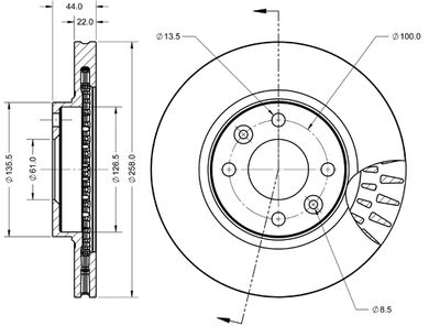 METZGER Bremsscheibe (6110727) 4250032685706 6110727