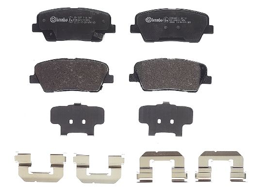 BREMBO Bremsbelagsatz, Scheibenbremse (P 30 104)