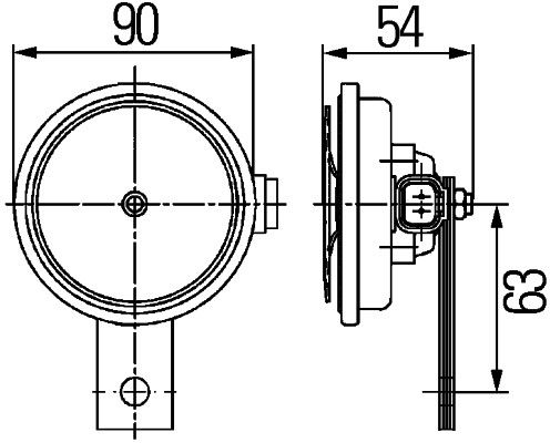 HELLA Horn (3AL 922 200-761) 4082300288544 3AL 922 200-761