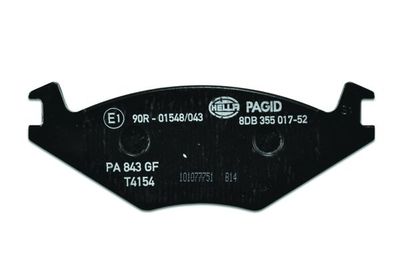 HELLA Bremsbelagsatz, Scheibenbremse (8DB 355 017-521)