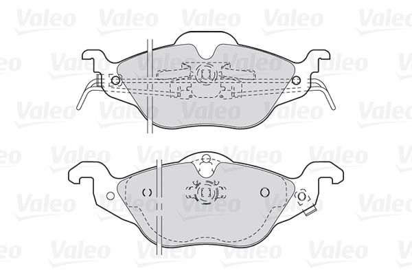 VALEO Bremsbelagsatz, Scheibenbremse (301322) VALEO Bremsbelagsatz, Scheibenbremse (301322)