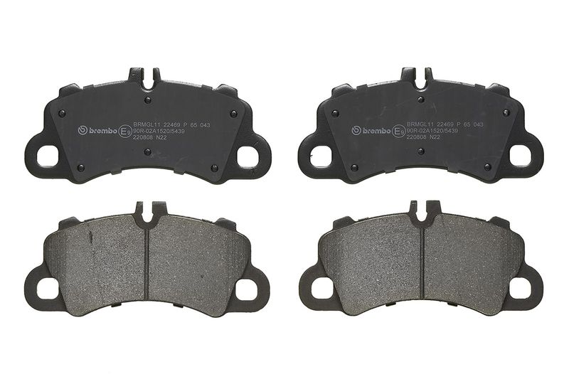 BREMBO Bremsbelagsatz, Scheibenbremse (P 65 043)