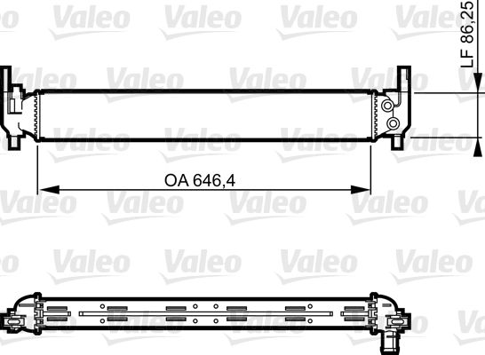 VALEO Kühler, Motorkühlung (735310)