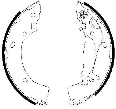 HELLA Bremsbackensatz (8DB 355 002-821) Thumbnail